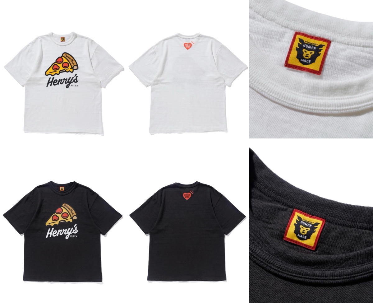 HUMAN MADE × VERDY Henry's Pizza コラボTシャツが国内1月5日／1月6日 ...
