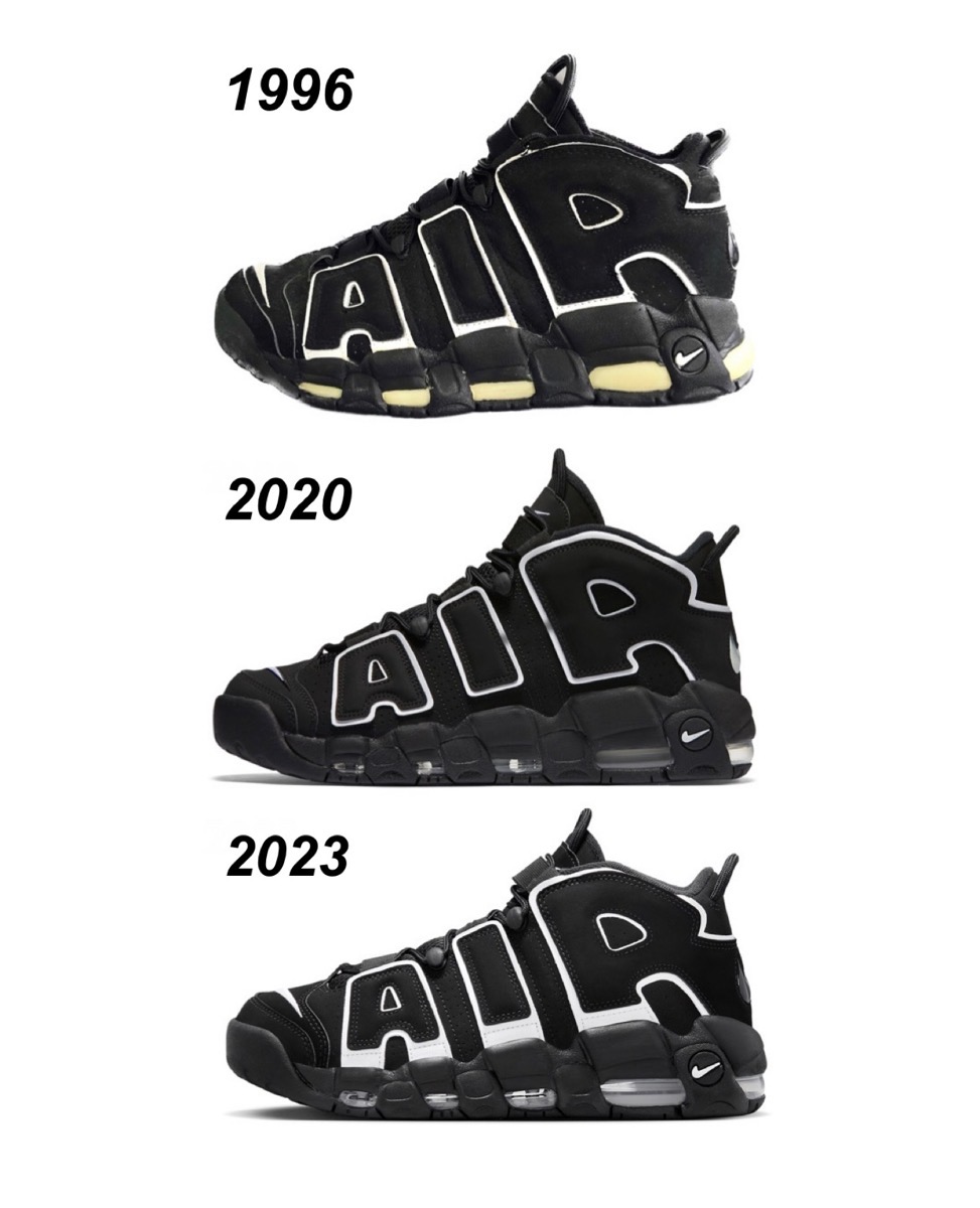 Nike Air More Uptempo OG “Black/White”が2023年に復刻発売予定