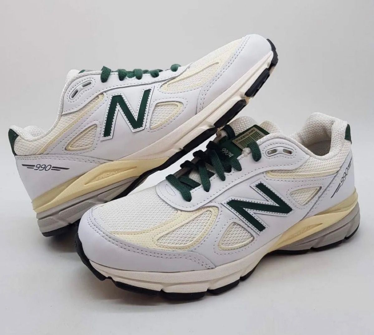 New Balance 990V4 "White/Green"