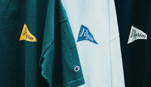 Champion for Pilgrim Surf+Supply 別注『Team Tシャツ』のオンライン先行予約受付が開始