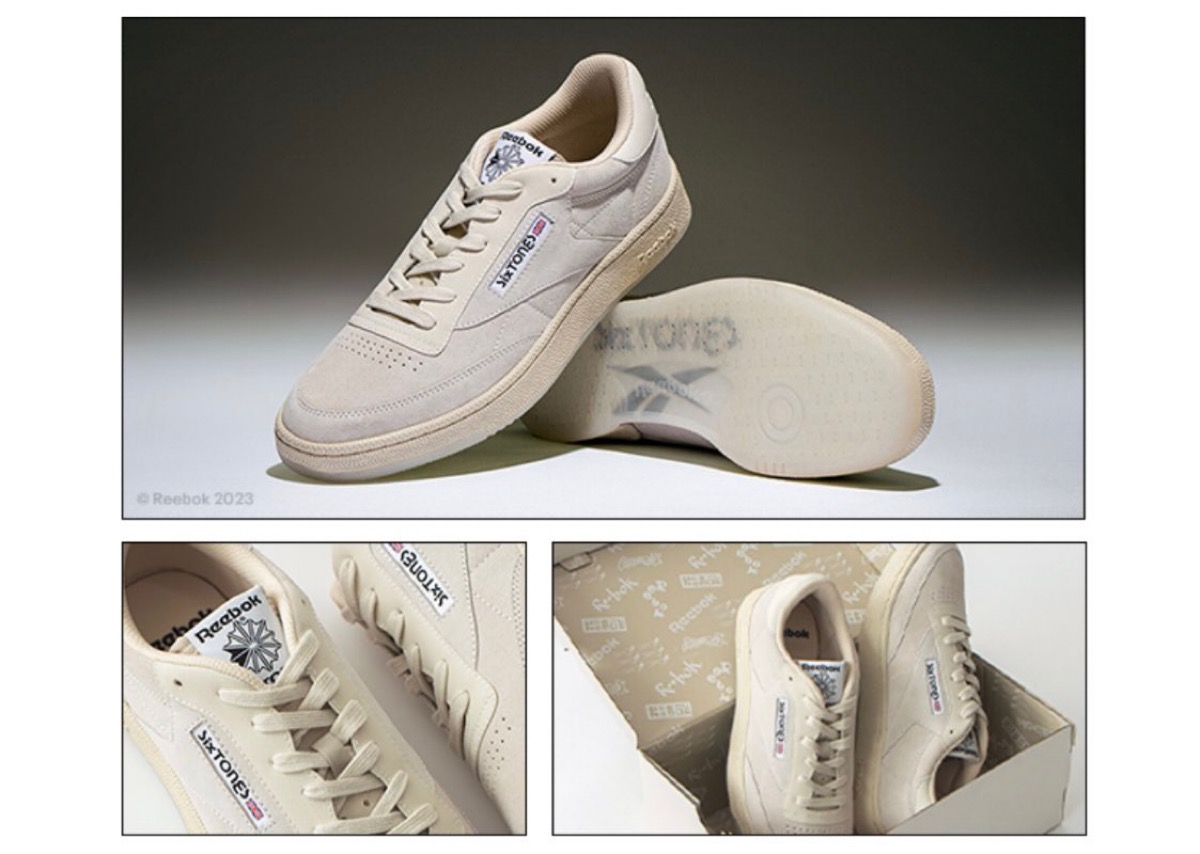 高価買蔵 Reebok SixTONES CLUB C85 VINTAGE ブラック スニーカー