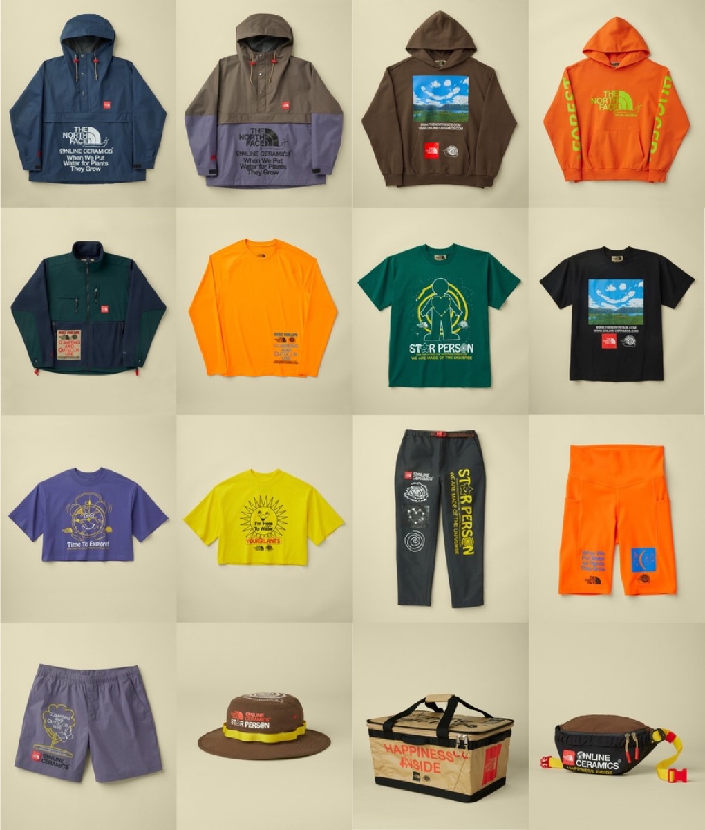 The North Face × Online Ceramics コラボコレクション第2弾が6月23日より発売予定 | UP TO DATE