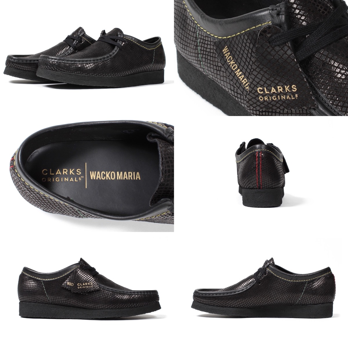 WACKO MARIA × Clarks 『LEATHER WALLABEE』が国内6月24日より発売