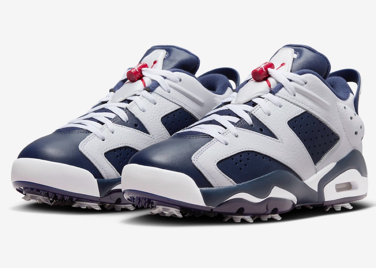 Nike Air Jordan 6 Low Golf “Olympic”が国内順次発売中［DV1376