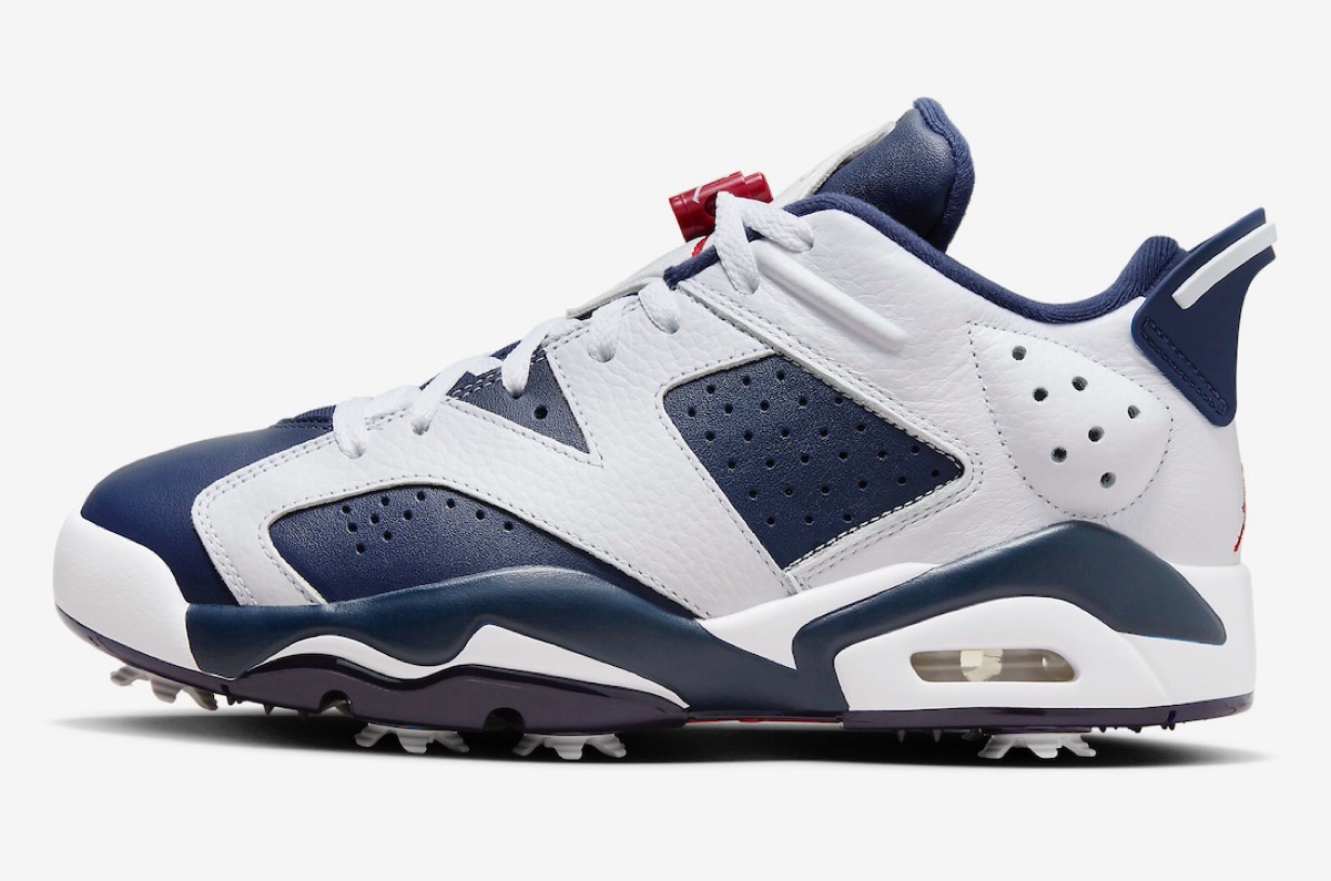 Nike Air Jordan 6 Low Golf “Olympic”が国内順次発売中［DV1376-101