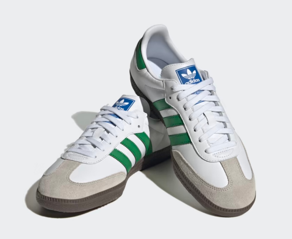 Adidas Samba OG white green 23.5cm