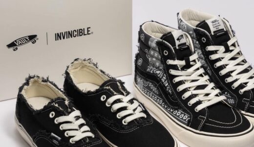 INVINCIBLE® × Vault by Vans Sk8-Hi & Authentic “Gnarly Pack”が海外7月1日／7月8日より発売