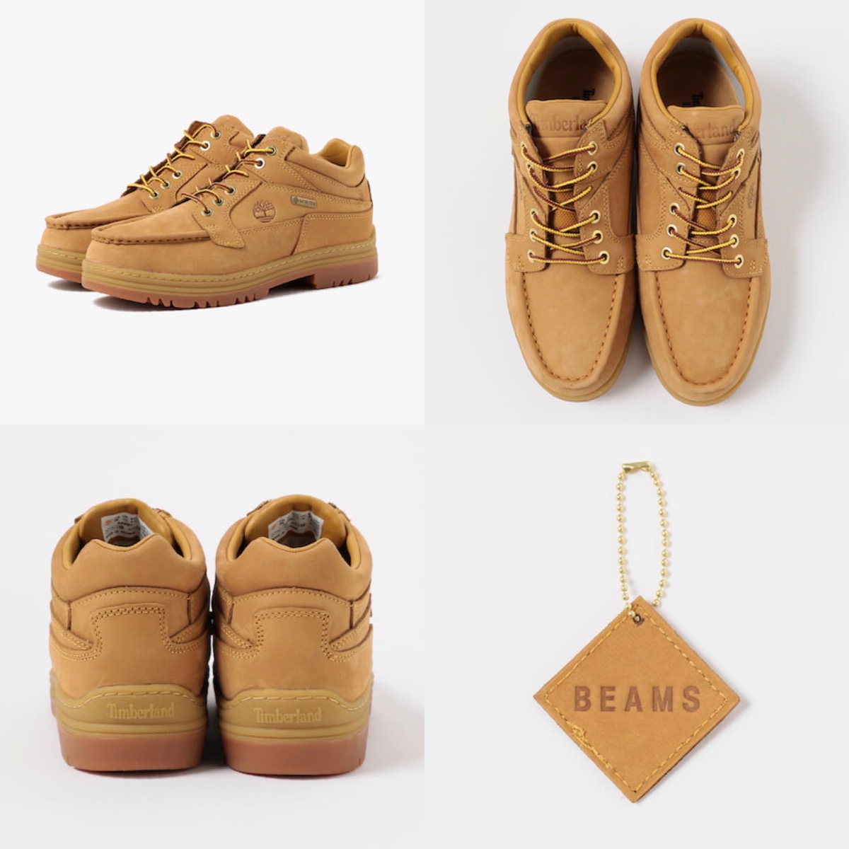 BEAMS別注 Timberland Moc Toe Wheat 25.5 - スニーカー