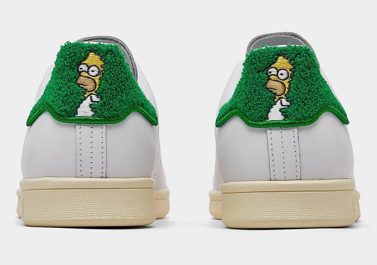 Homer Simpson × adidas Stan Smithホワイト系カット