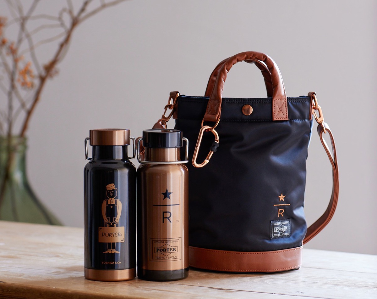 PORTER×Starbucks リザーブ ステンレスボトルブラック-