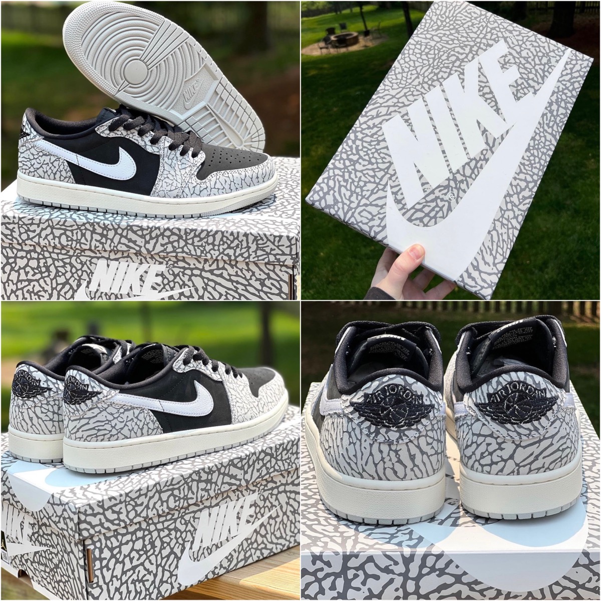 Nike Air Jordan 1 Low OG “Black Cement”が国内6月23日に発売予定 ...