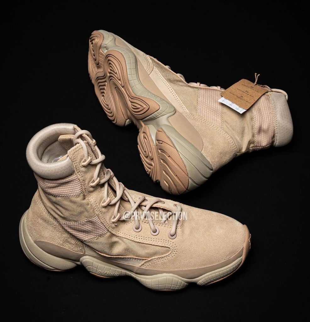 adidas Yeezy 500 High Tactical Boot “Sand”が8月に発売予定 ［IF7549