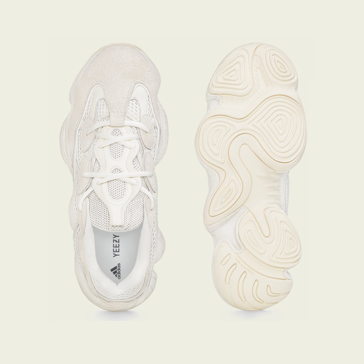 adidas Yeezy 500 “Bone White”が国内8月7日に発売予定 ［ID5114 ...