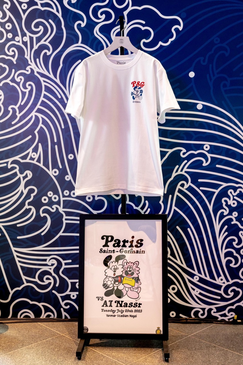 パリサンジェルマン PSG VERDY コラボ Tシャツ-