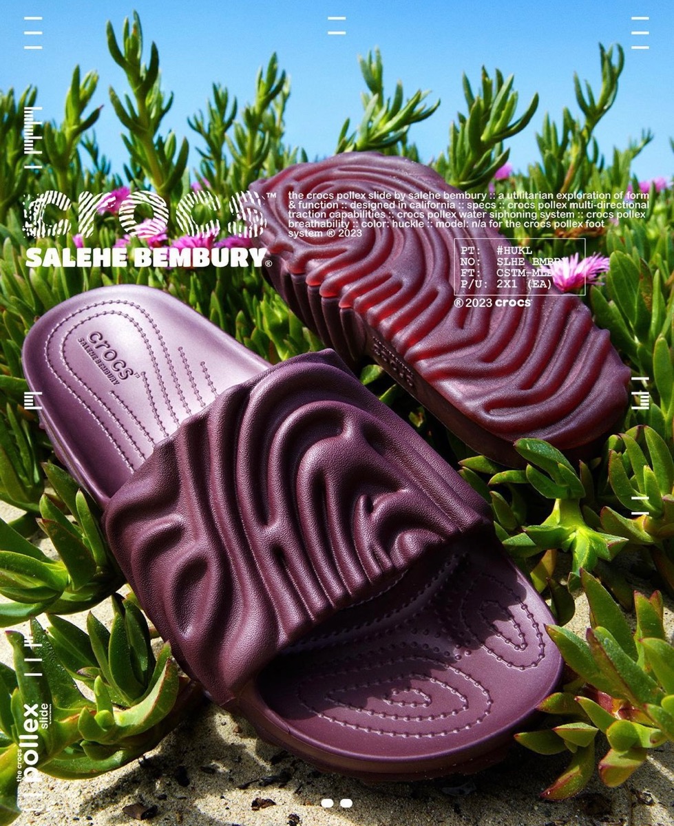 Salehe Bembury × Crocs Pollex Slideの新色“Huckle”が9月21日より発売 ...