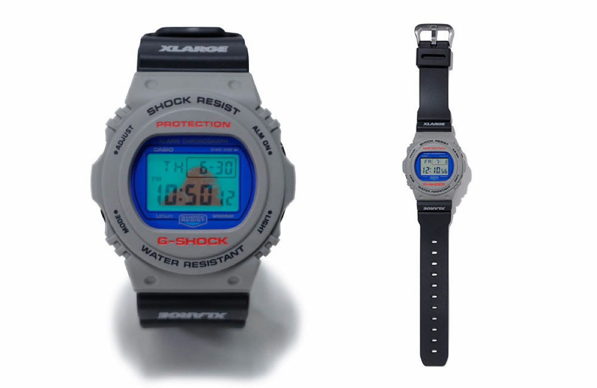 XLARGE × G-SHOCK 40周年記念コラボウォッチ『DW-5750』が国内7月8日に 