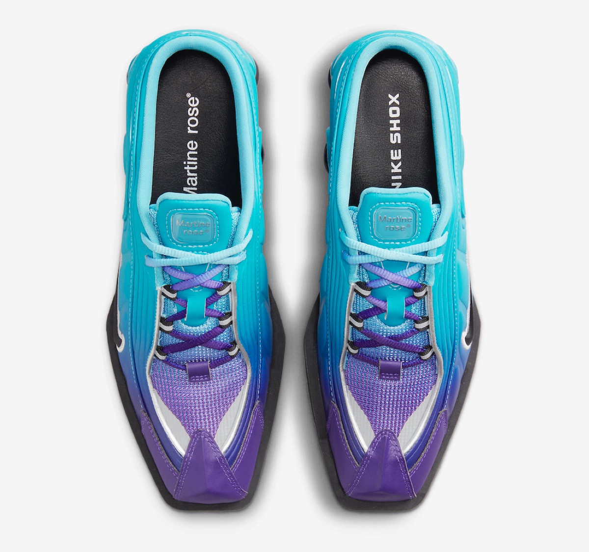 Martine Rose × Nike 『Shox MR4 “Scuba Blue” & “Safety Orange”』が ...