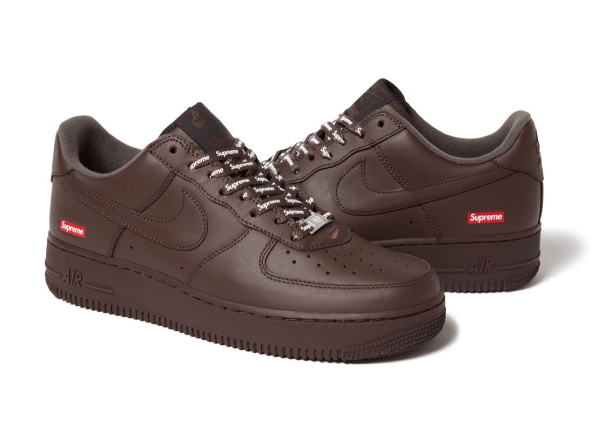 Supreme × Nike Air Force 1 Low “Baroque Brown”が国内11月4日より