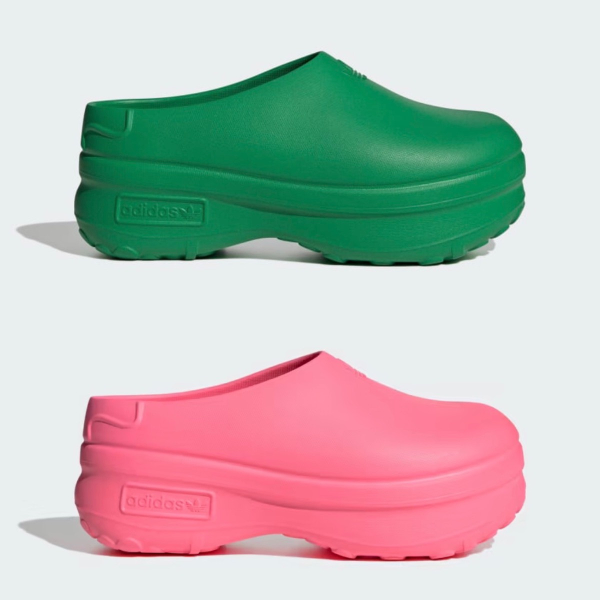 adidas ADIFOM STAN MULE “LUCID PINK” & “GREEN” & “SILVER GREEN”が