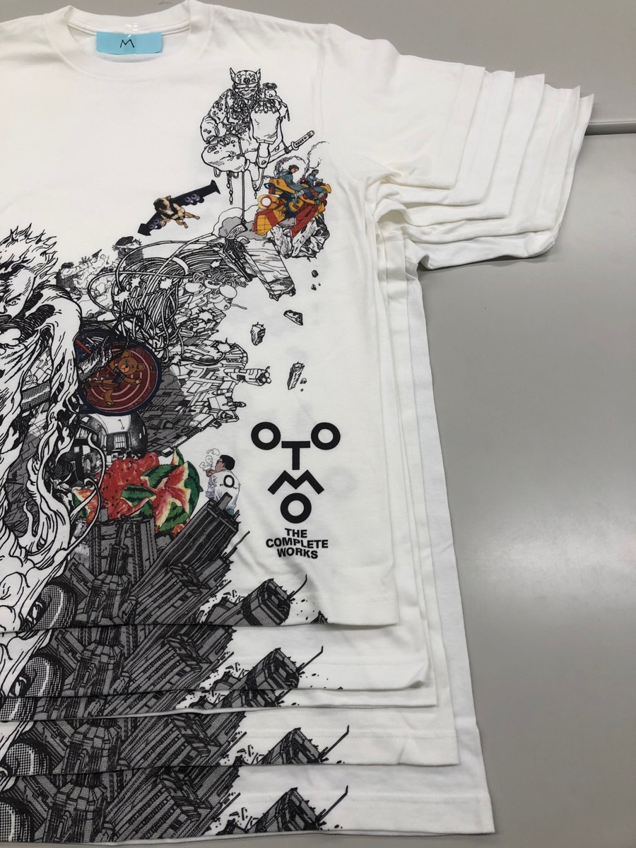 大友克洋全集 AKIRAセル画展」 大友全集Tシャツ - トップス