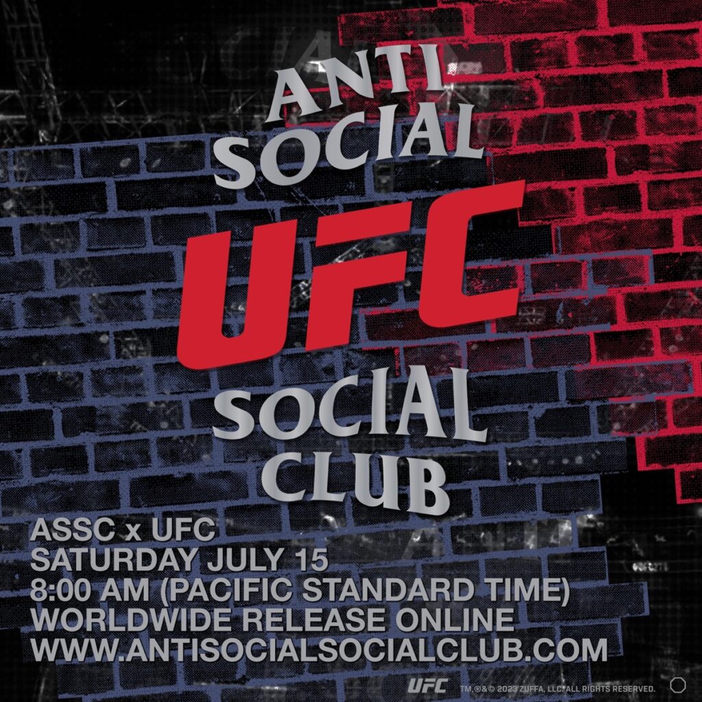【新品】Anti Social Social Club x UFCコラボ XL