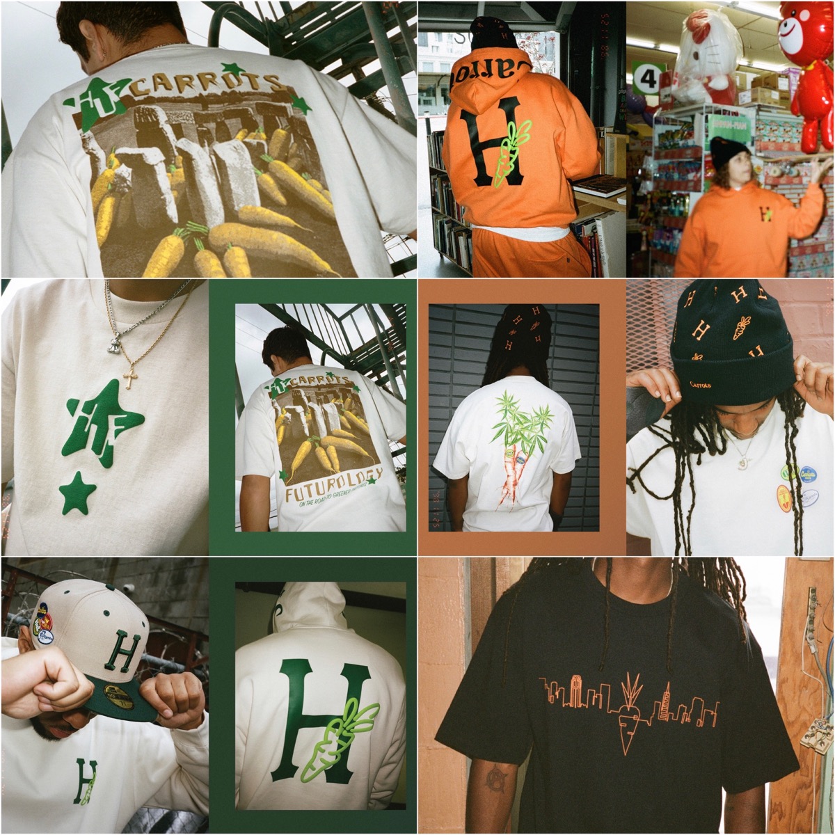 HUF × Carrots コラボコレクションが国内7月14日に発売 | UP TO DATE