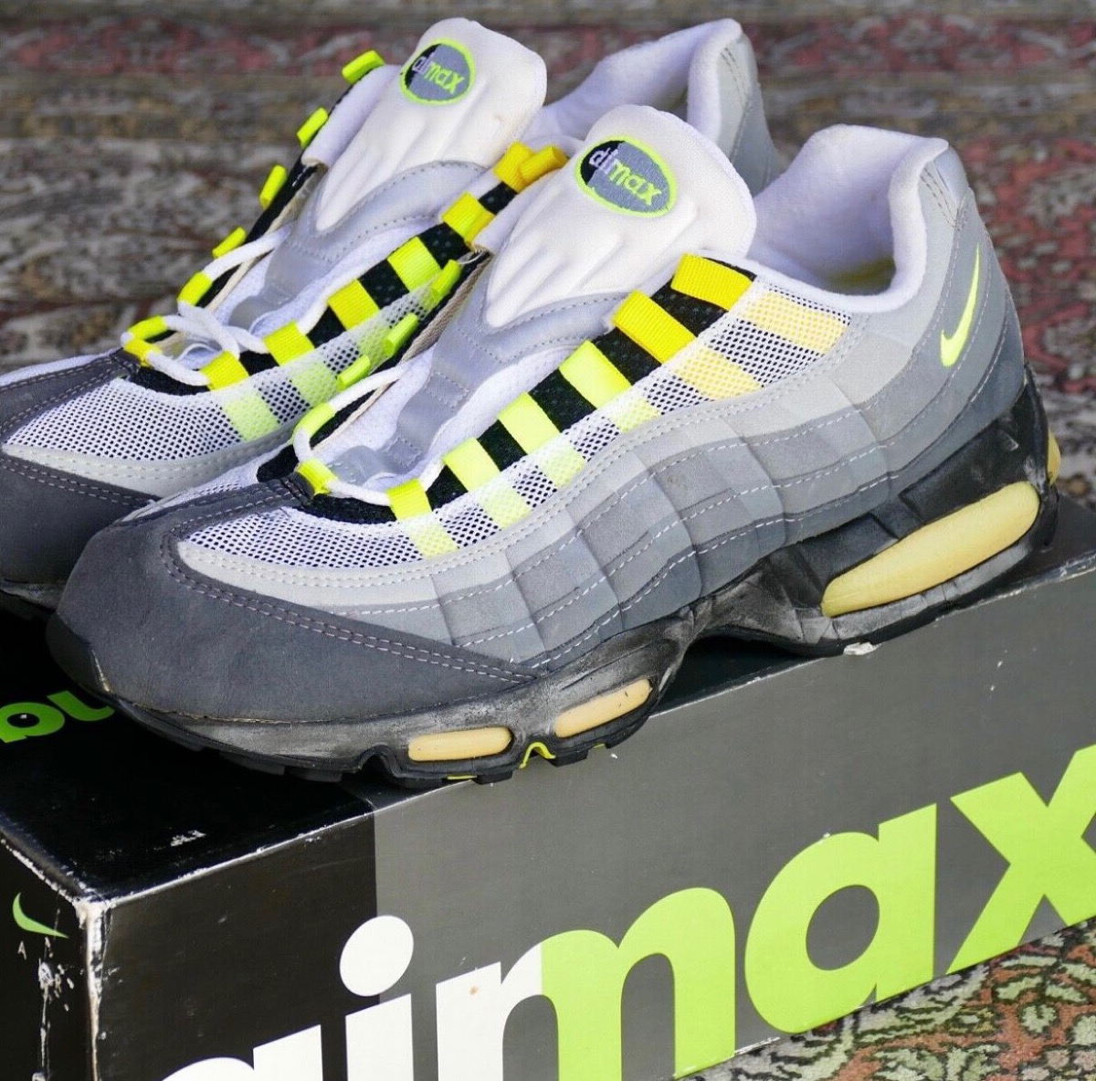 エアマックス27.5cm NIKE AIR MAX 95 OG イエローグラデ 2020 ...