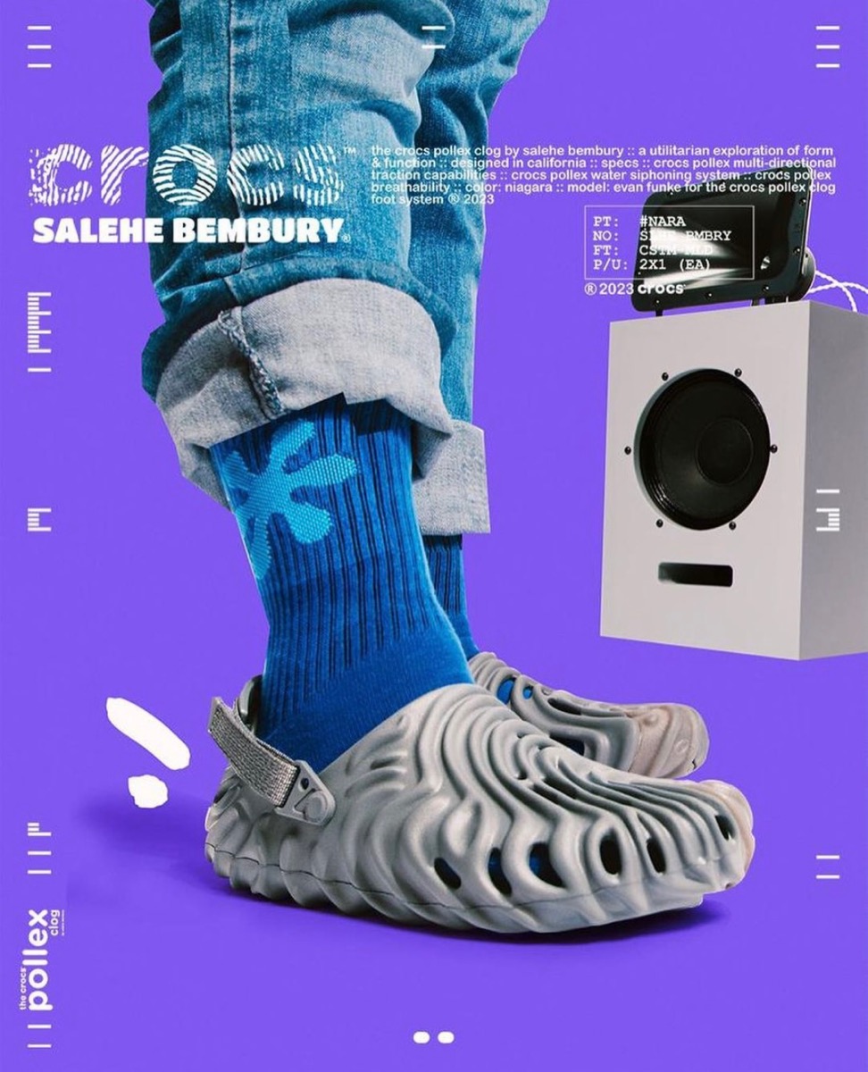 Crocs × Salehe Bembury〈Pollex Clog〉の新色が11月9日／11月17日より