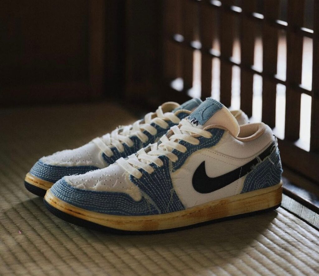 NIKE dunk low sashiko スニーカー　エアジョーダン  1