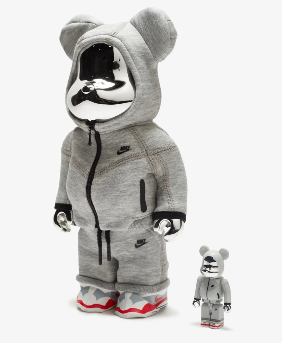 エンタメ/ホビーBE@RBRICK NIKE TECH FLEECE N98 100 & 400