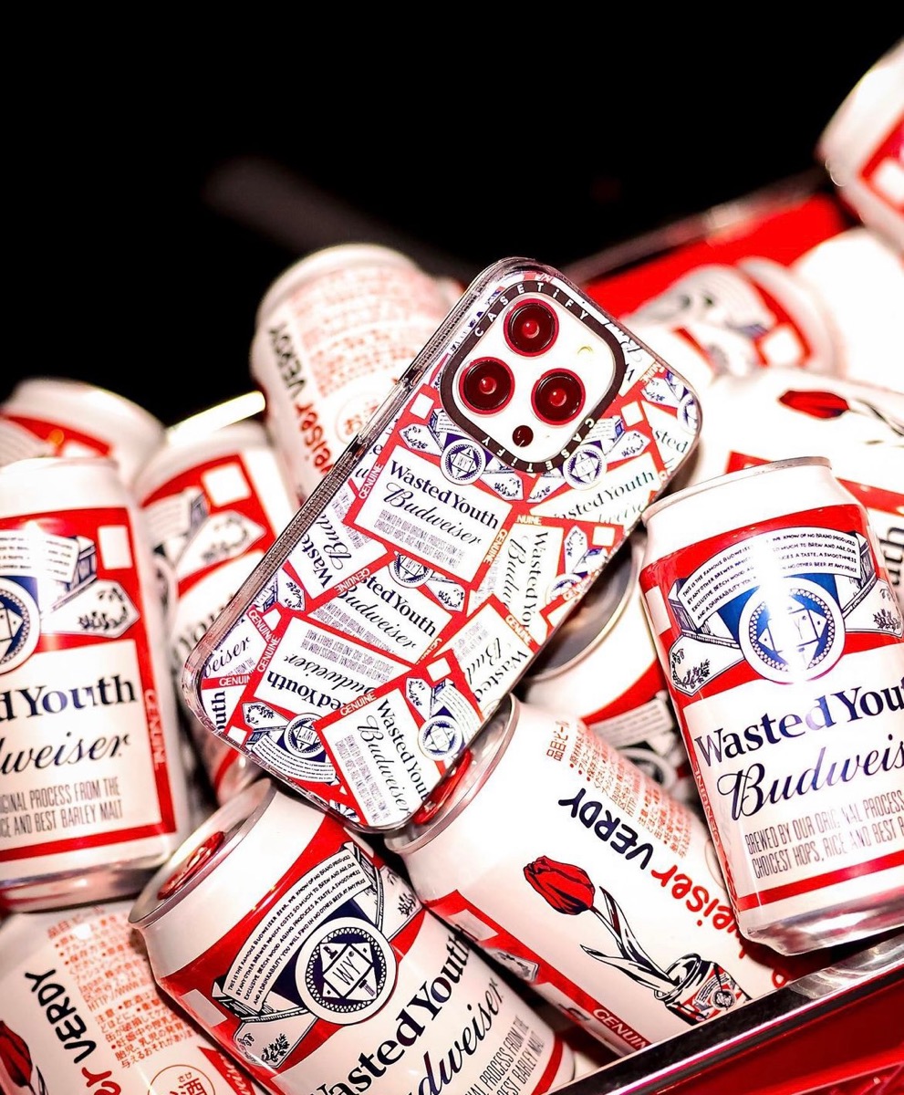 CASETiFY  Wasted Youth Budweiser Case