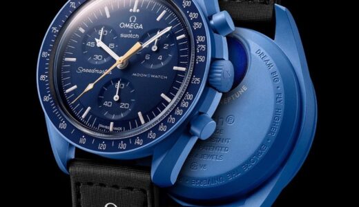 OMEGA × Swatch 『MoonSwatch “Mission to Neptune Moonshinegold”』が国内8月30日に発売予定