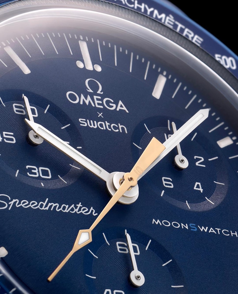 OMEGA × SWATCH MoonSwatch Mission to Neptune Moonshinegold