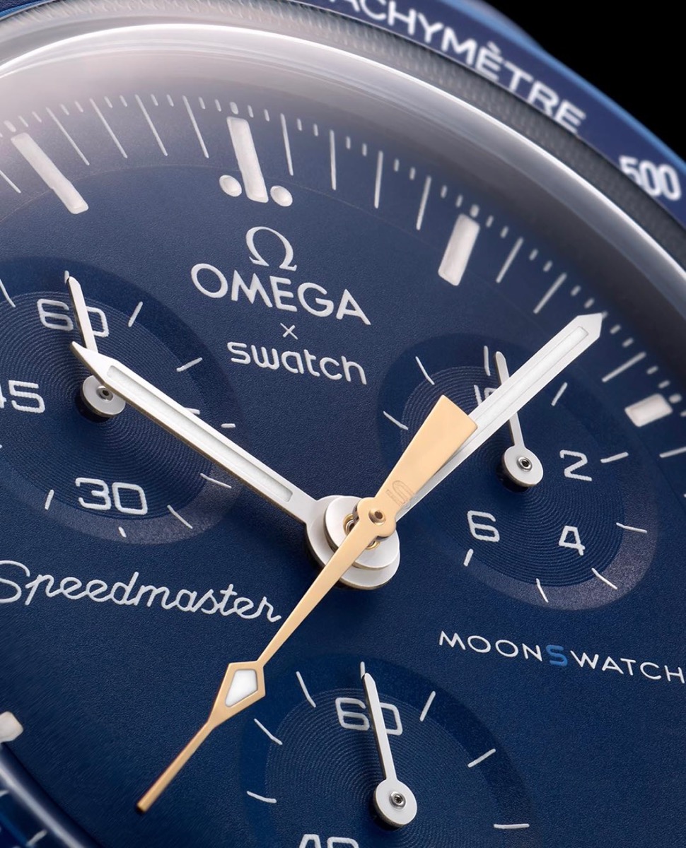 OMEGA × Swatch 『MoonSwatch “Mission to Neptune Moonshinegold”』が ...