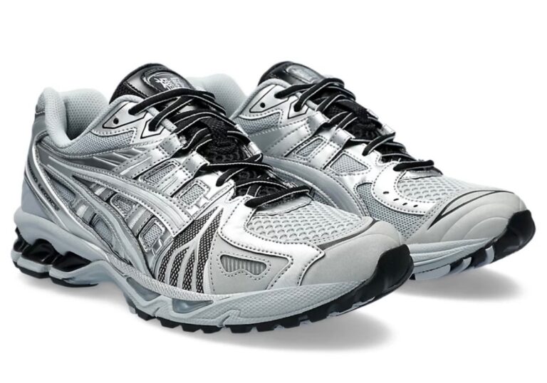 asics kayano silver