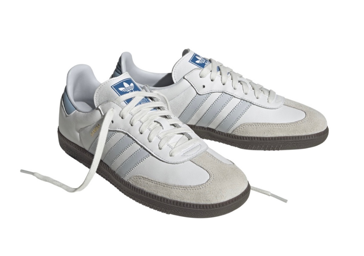 adidas Samba OG “Core White/Halo Blue”が国内9月15日に再販予定 ...