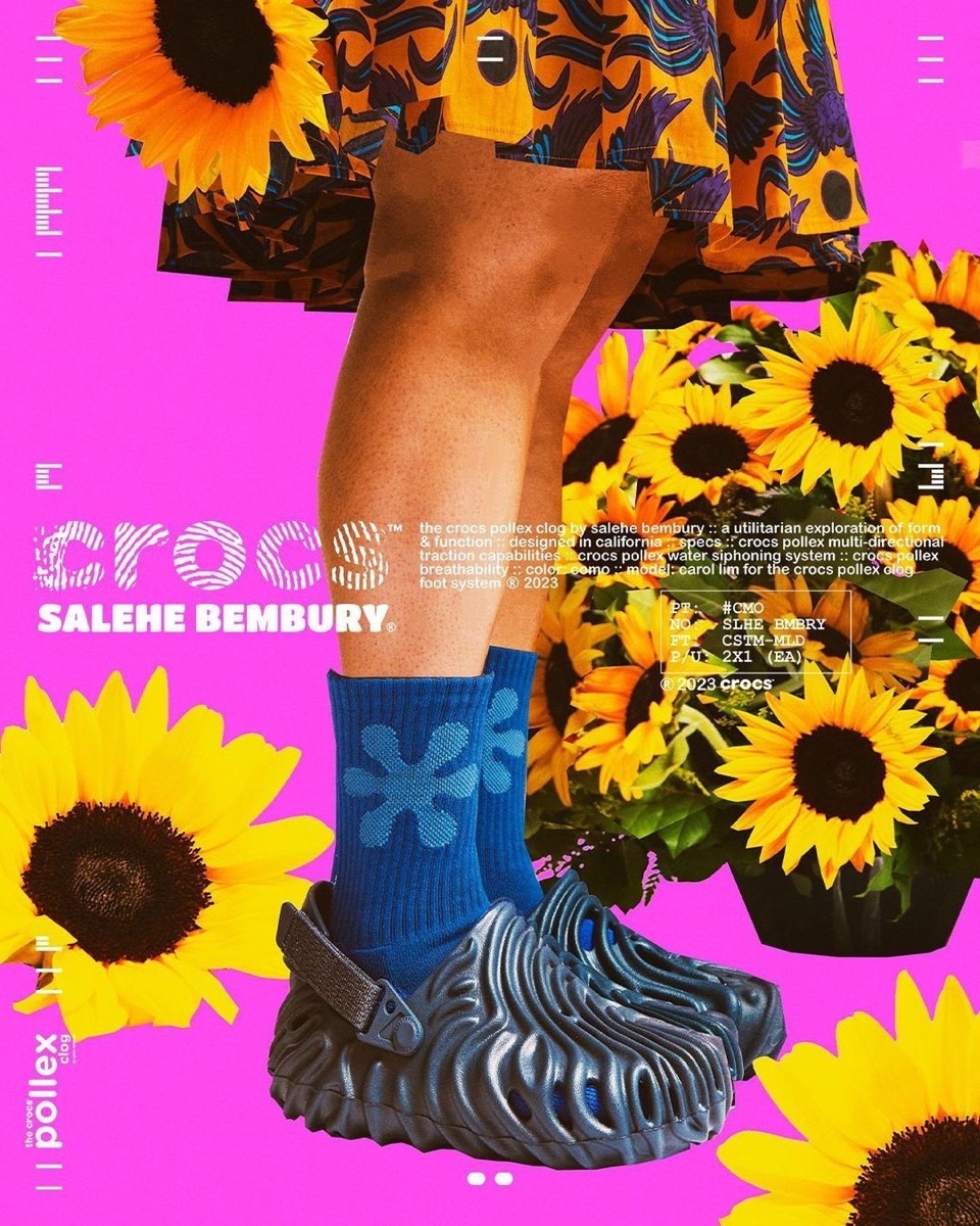 Crocs × Salehe Bembury〈Pollex Clog〉の新色が8月17日より発売予定 