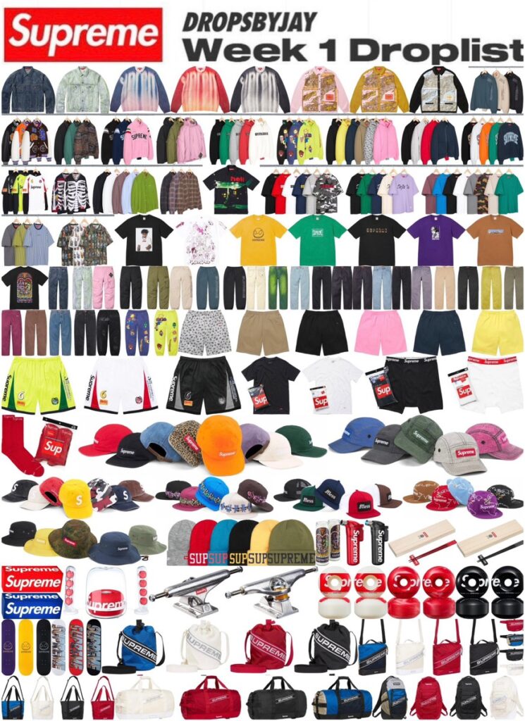 Supreme 2023FW Week1が国内8月19日に発売予定【全商品一覧 価格など】 | UP TO DATE