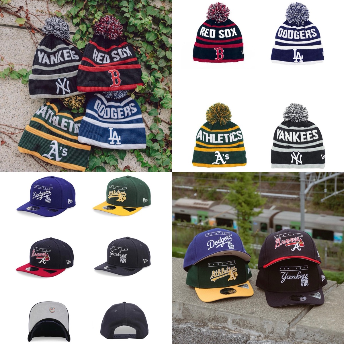 THE CAP × New Era® 別注 “Retro College Pack” 9FIFTY & PomPom Knit