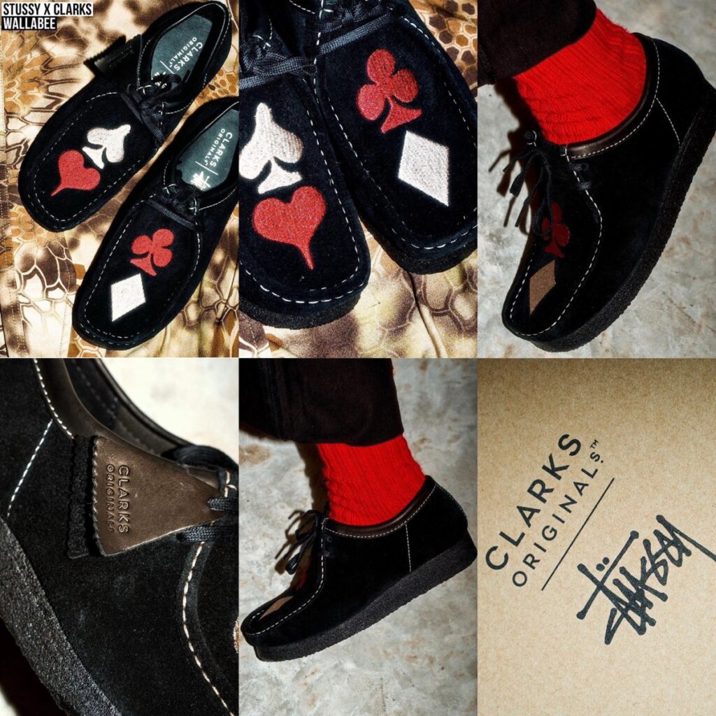 STUSSY Clarks クラークス コラボ Wallabee Stussy-