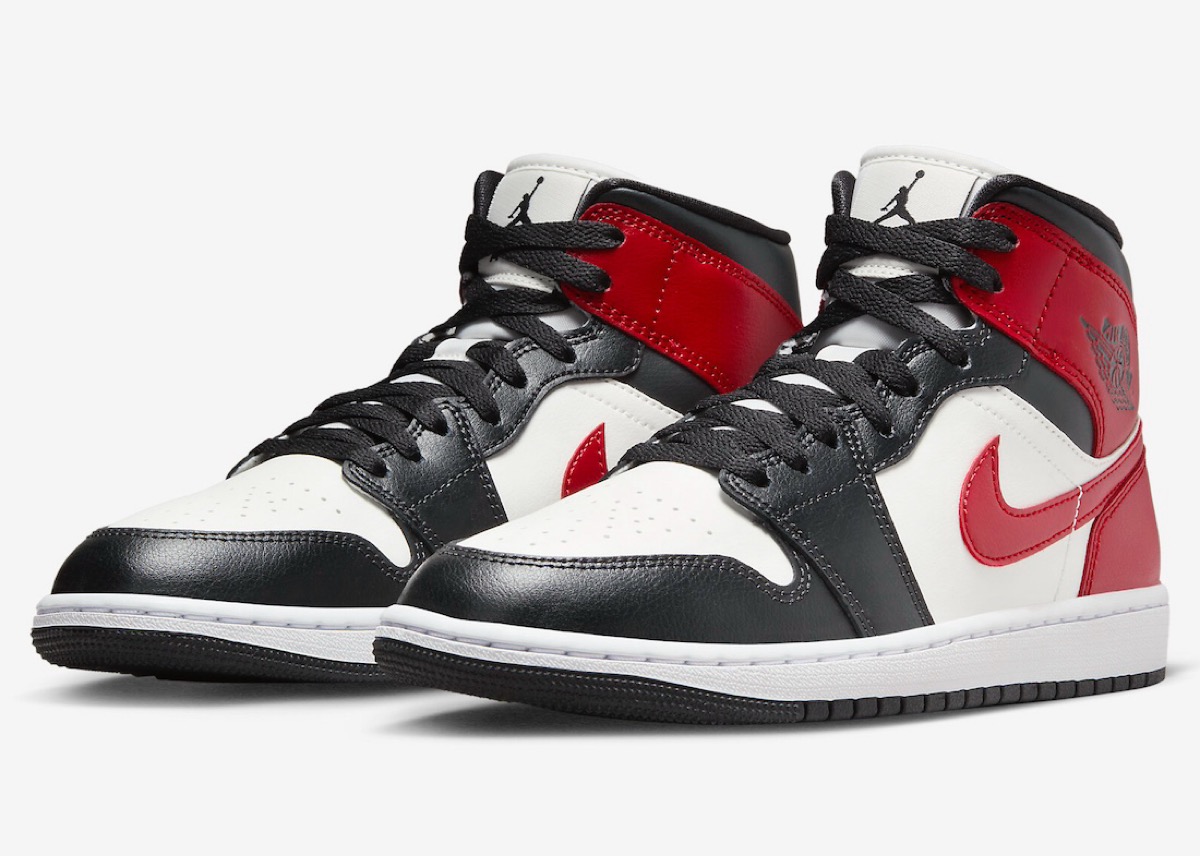 Nike Wmns Air Jordan 1 Mid “Black Toe Vibes”が発売予定 ［BQ6472