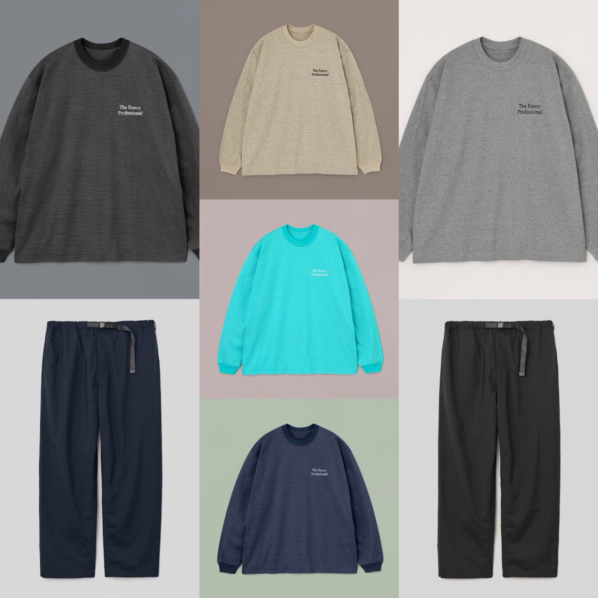 よろしくお願いしますENNOY WOOL BLEND RIP STOP EASY PANTS