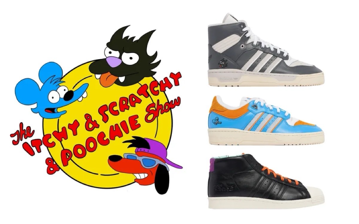 adidas × The Simpsons “Itchy & Scratchy & Poochie Show” Packが