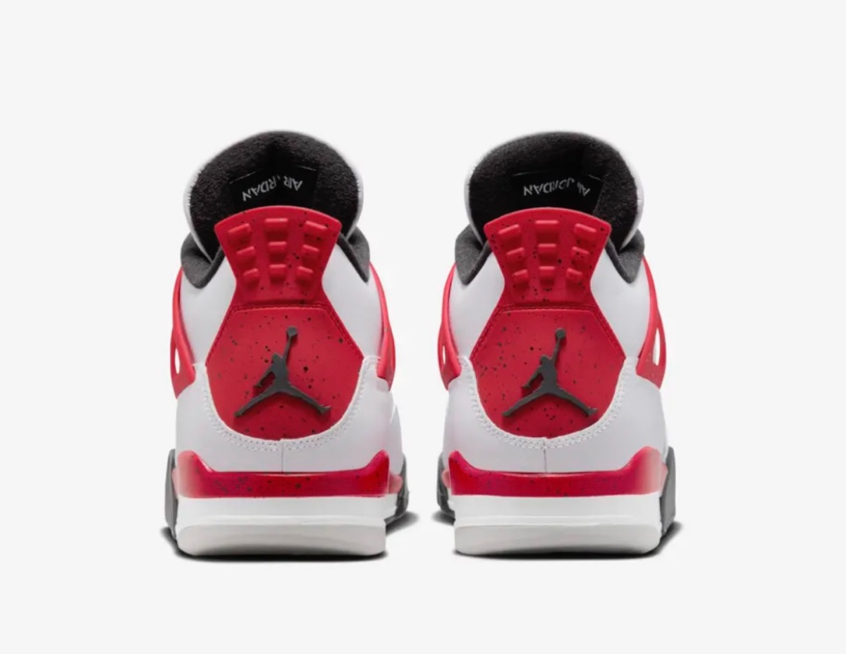 Air jordan 4 retro hotsell red black