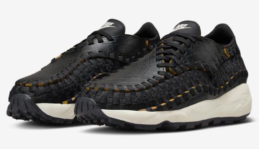 Nike Air Footscape Woven PRM “Black Croc”が発売予定［FQ8129-010］