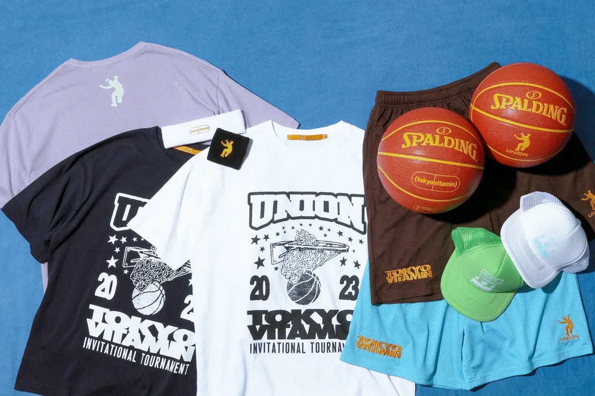 tokyovitamin × UNION バスケットボールカプセルコレクションが国内9月