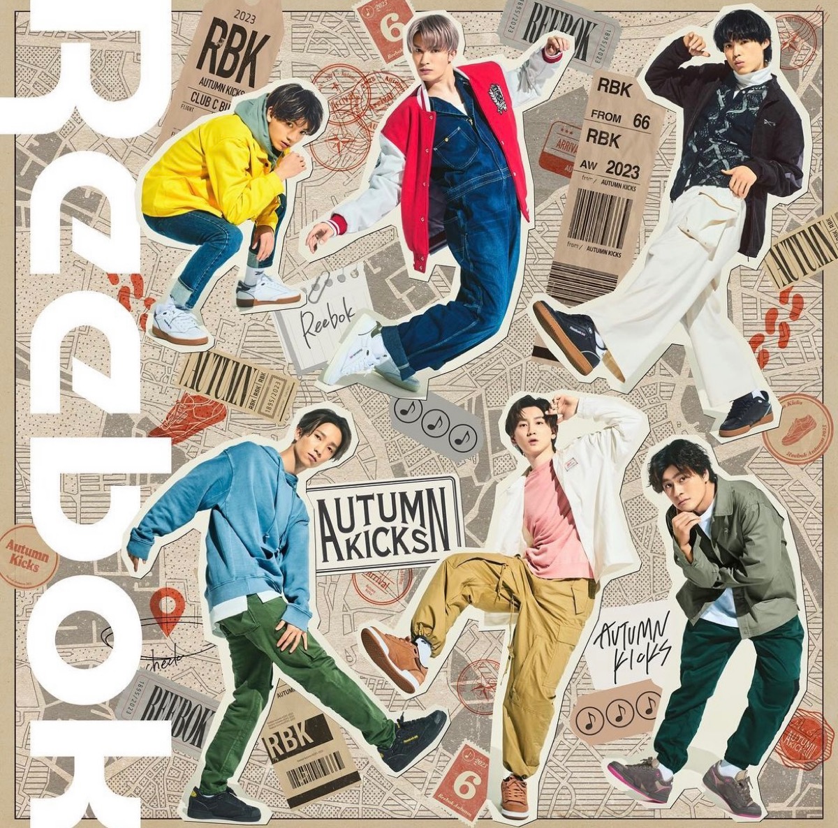 SixTONES　Reebok　田中樹　クラブシー BULC