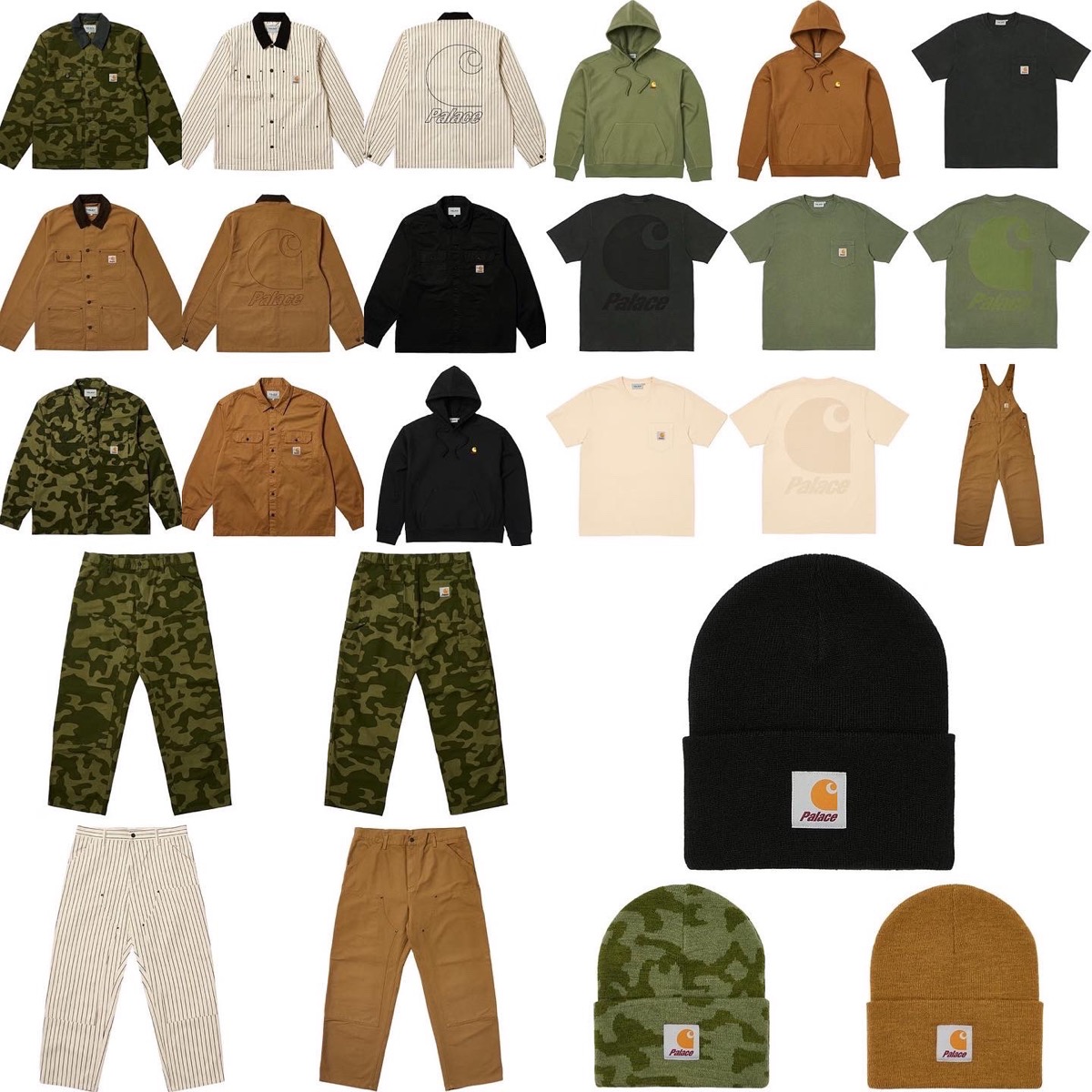 PALACE SKATEBOARDS × Carhartt WIP “Autumn 23” Week7が国内9月16日に