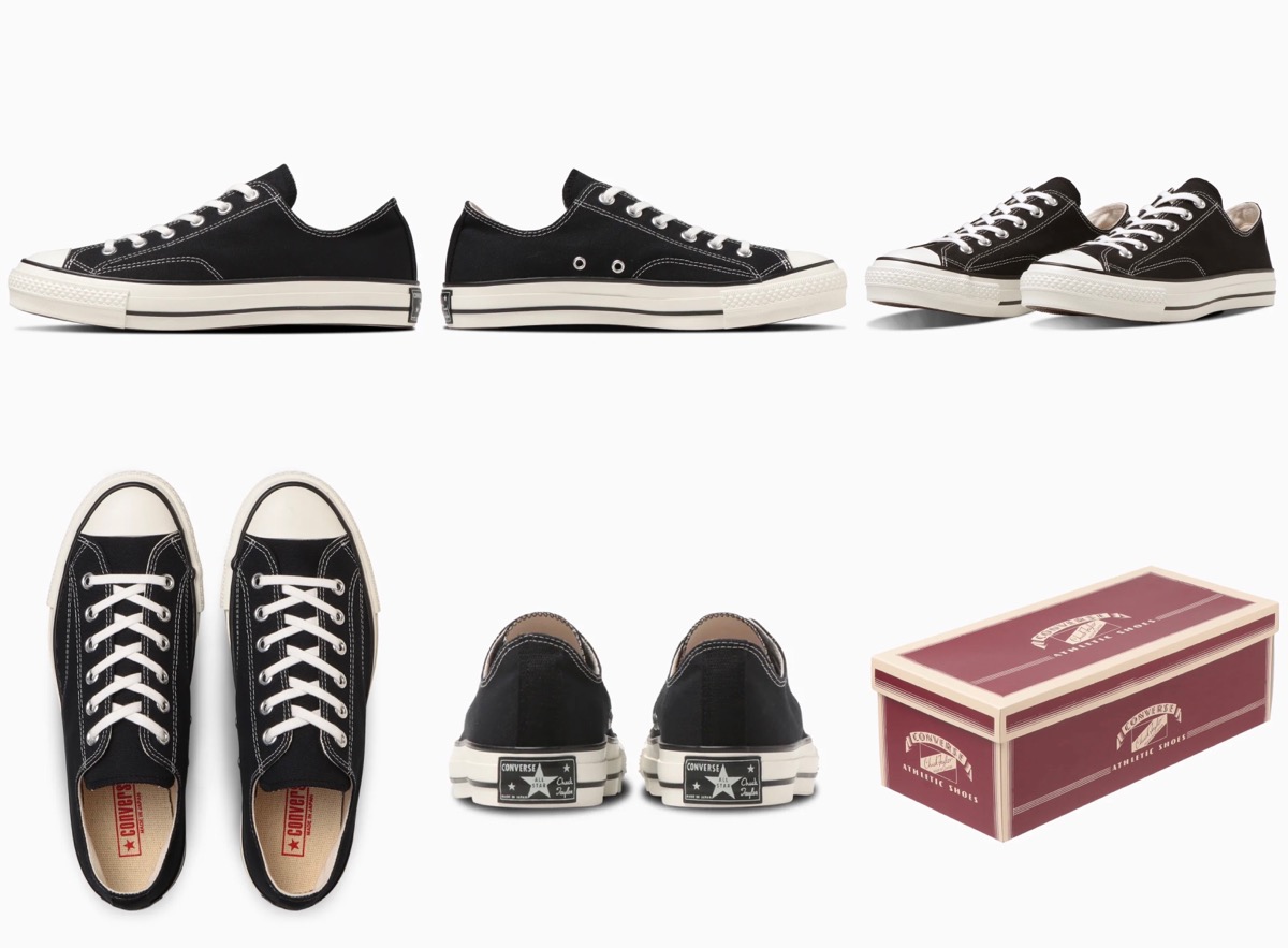 CONVERSE ALL STAR J VTG 57 OX “TIMELINE” BLACKが国内9月22日より