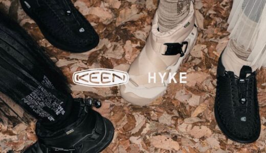 HYKE × KEEN コラボコレクション第2弾が国内10月25日より発売